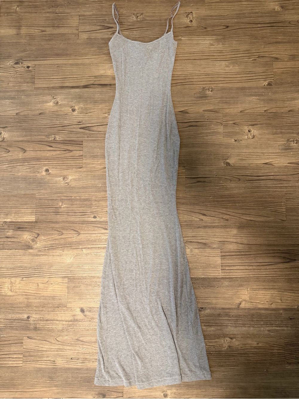 Skims Grey Spaghetti-Strap Maxi Dress - Picture 4 of 5